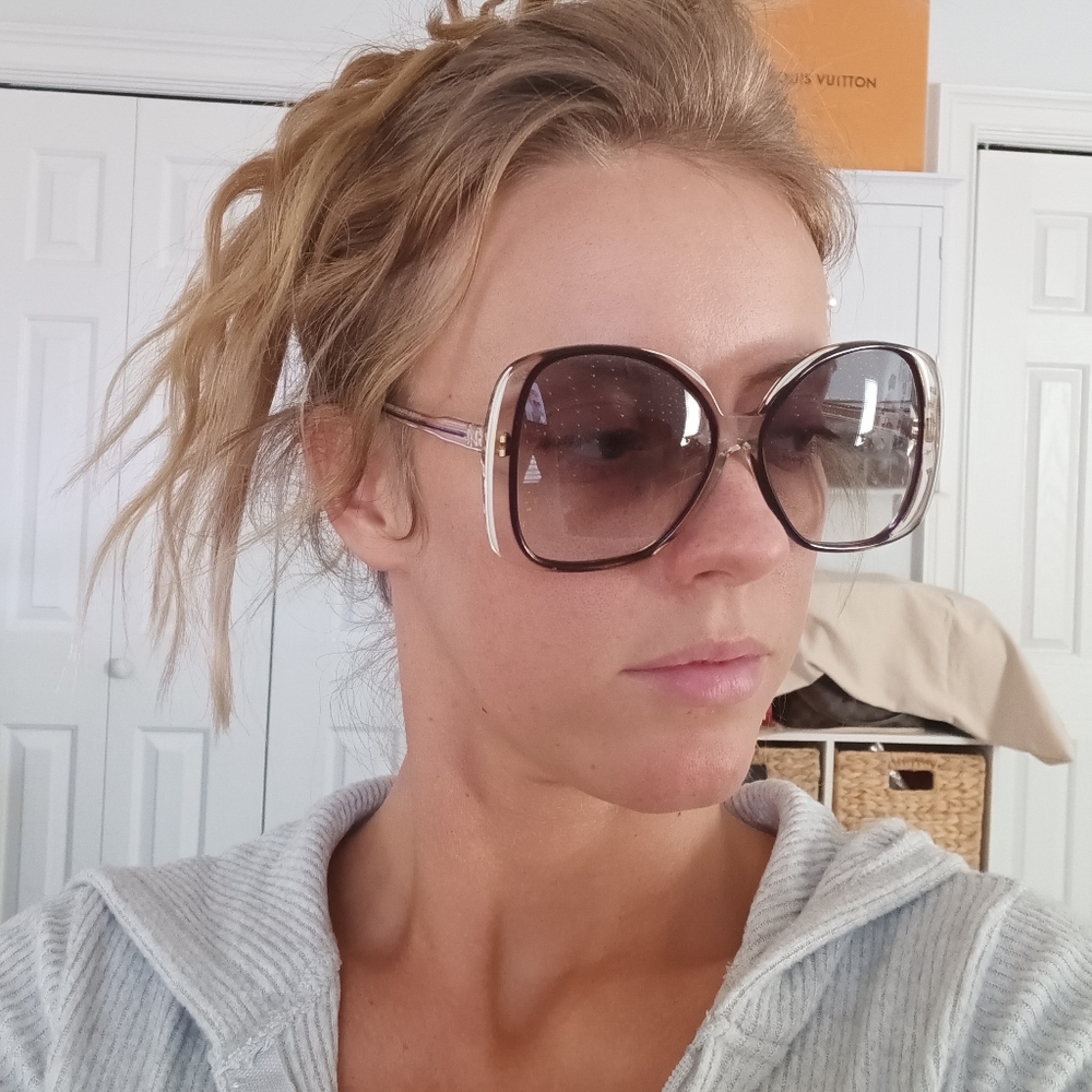 NEW! Nina Ricci Oversized Ombre Sunglasses - Made in France - Picture 9 of 10